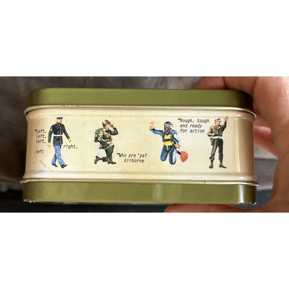 Vintage G.I. Joe Action Soldier - Mini Metal Tin Lunch Box By Hasbro Inc. 1998